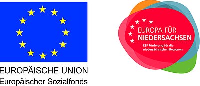 Logos Europäische Union und Europa für Niedersachsen